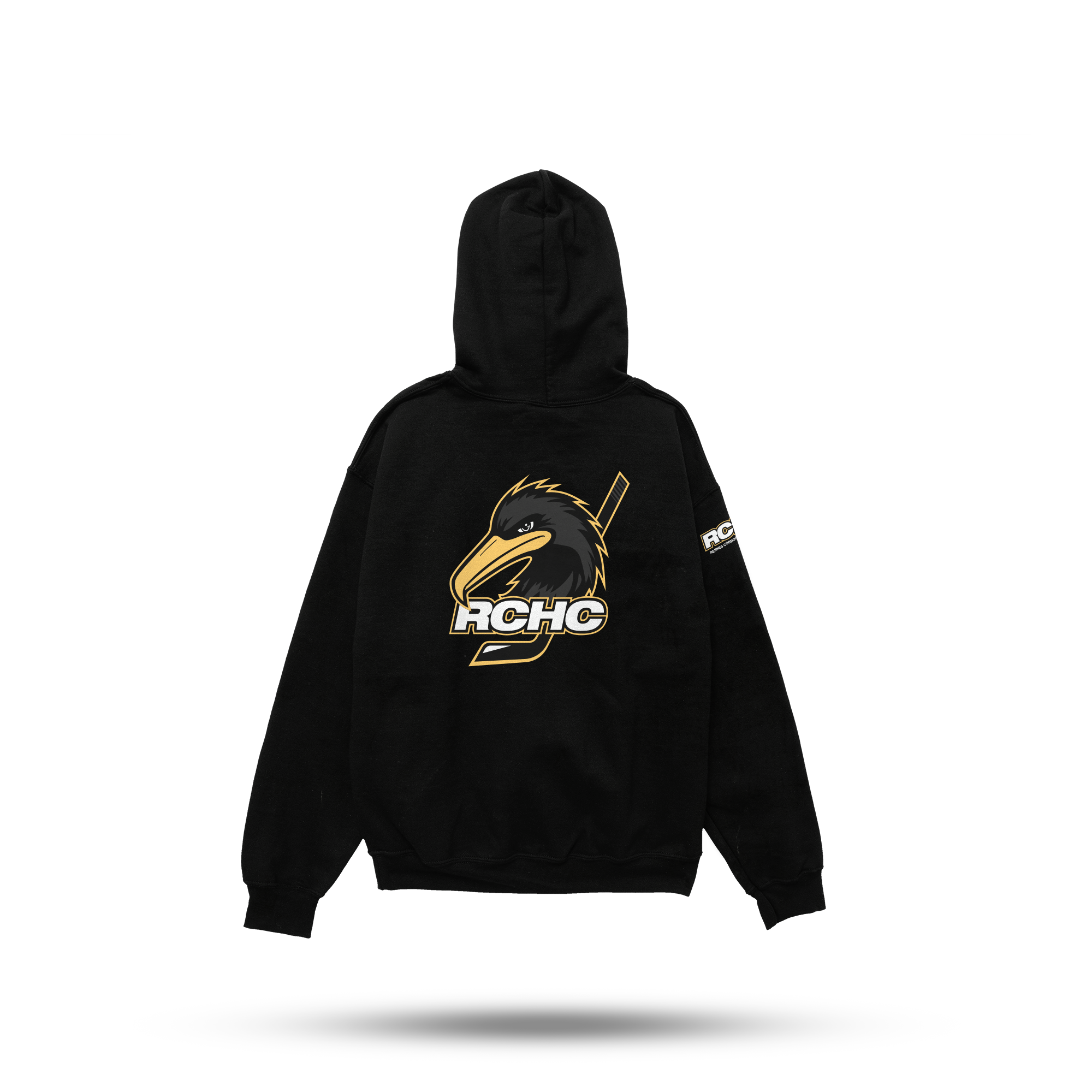 Sweat Capuche noir - RCHC Les Cormorans – Image 2