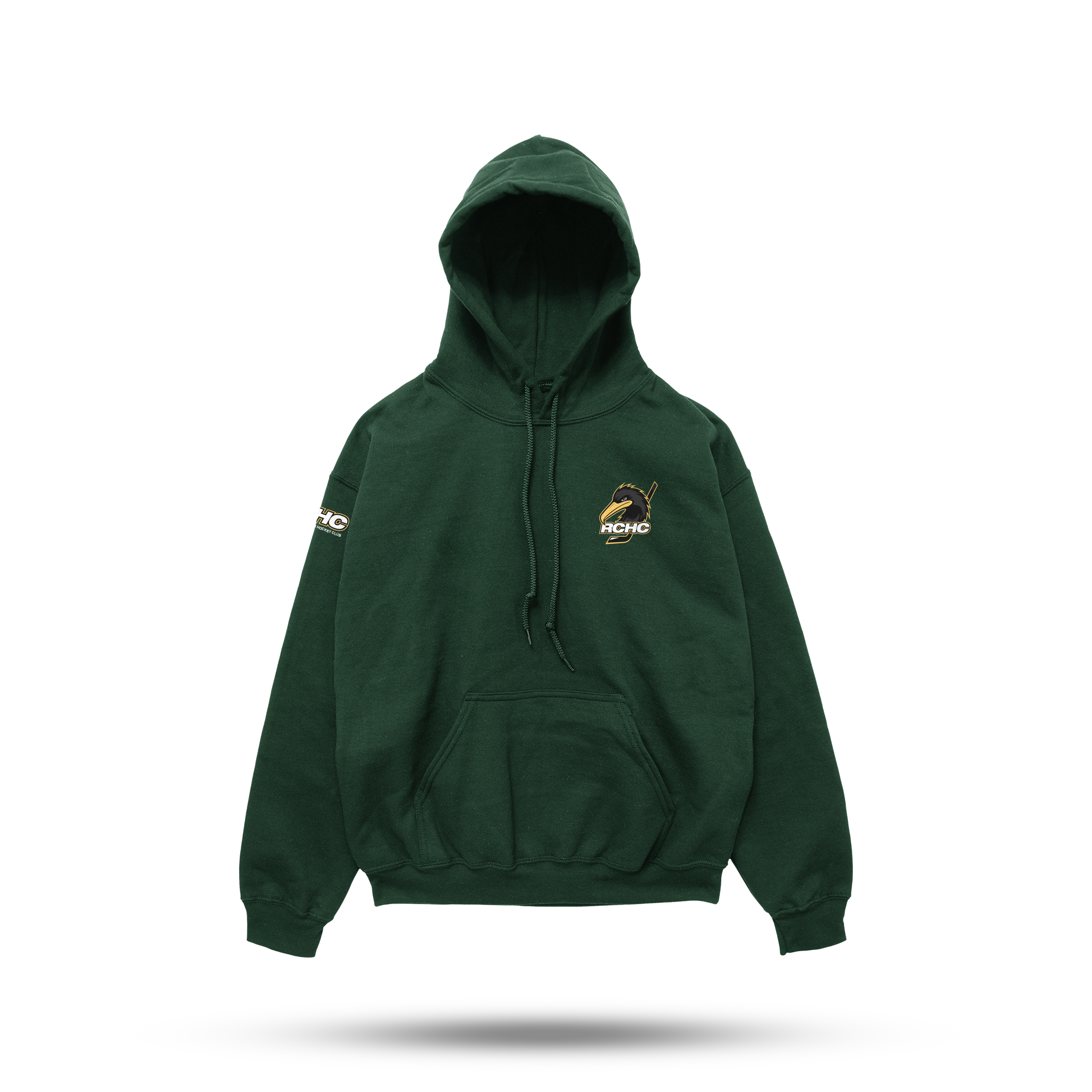 Sweat Capuche vert - RCHC Les Cormorans